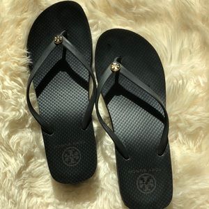 Tory Burch Rubber Wedge Flip Flop w Box 9